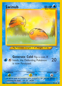 Swinub (84/105)  - Neo Destiny Unlimited