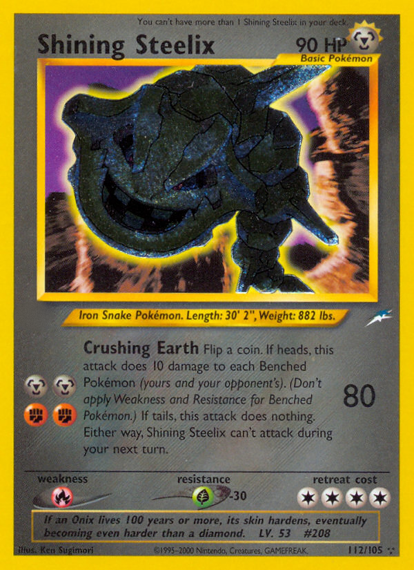 Shining Steelix (112/105)  - Neo Destiny