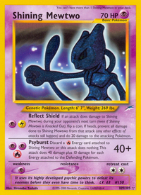 Shining Mewtwo (109/105)  - Neo Destiny