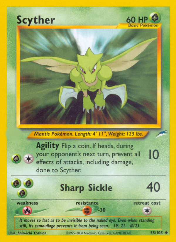 Scyther (55/105)  - Neo Destiny Unlimited
