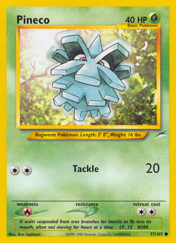 Pineco (77/105)  - Neo Destiny Unlimited