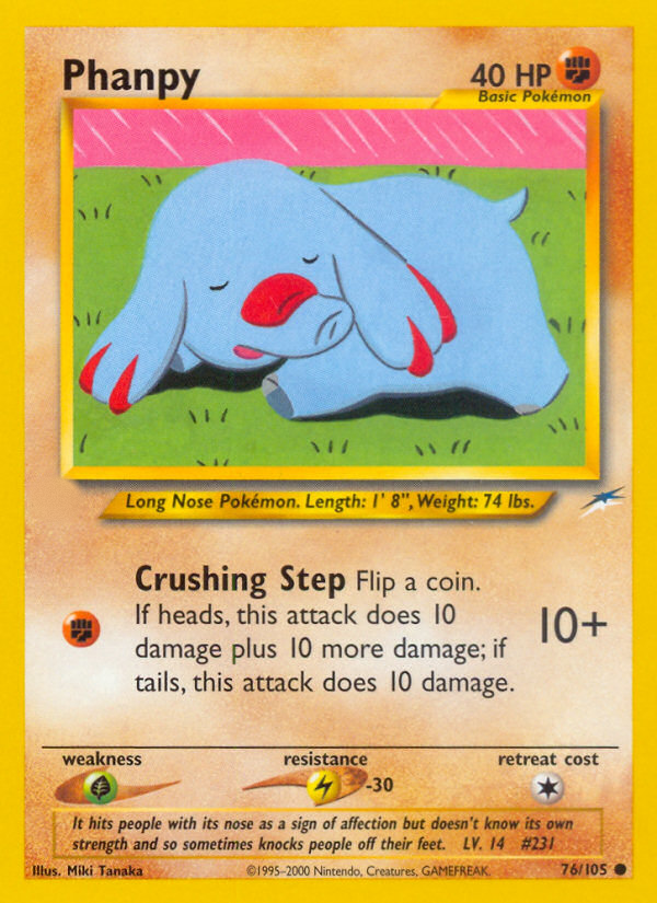 Phanpy (76/105)  - Neo Destiny Unlimited