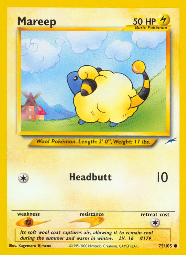 Mareep (75/105)  - Neo Destiny Unlimited