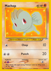 Machop (73/105)  - Neo Destiny Unlimited