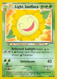 Light Sunflora (72/105)  - Neo Destiny Unlimited