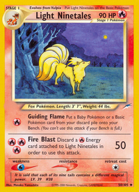 Light Ninetales (50/105)  - Neo Destiny Unlimited