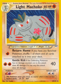 Light Machoke (49/105)  - Neo Destiny Unlimited