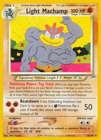 Light Machamp (25/105)  - Neo Destiny Unlimited
