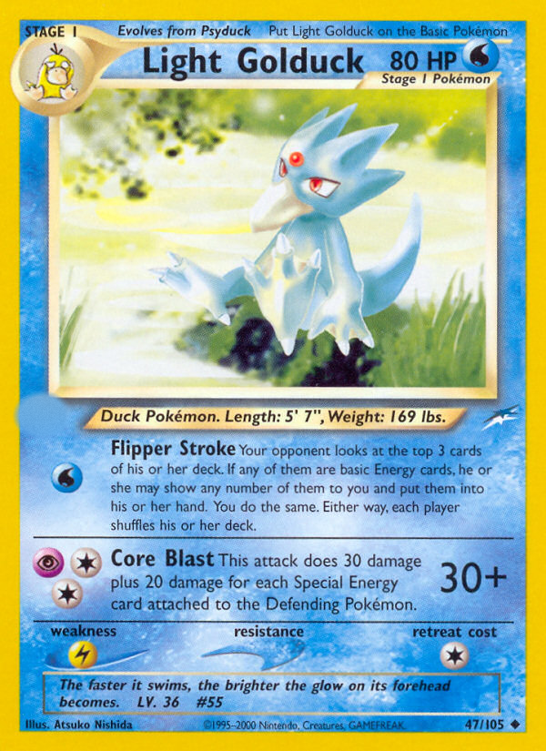 Light Golduck (47/105)  - Neo Destiny Unlimited