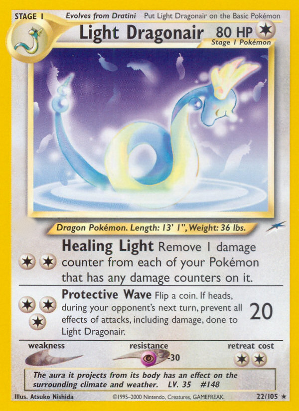 Light Dragonair (22/105)  - Neo Destiny Unlimited