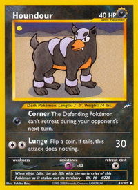 Houndour (43/105)  - Neo Destiny Unlimited