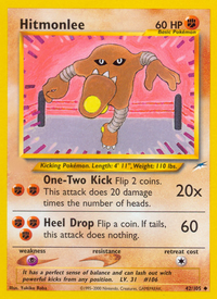 Hitmonlee (42/105)  - Neo Destiny Unlimited