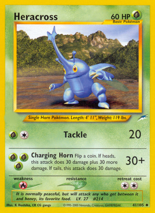 Heracross (41/105)  - Neo Destiny Unlimited
