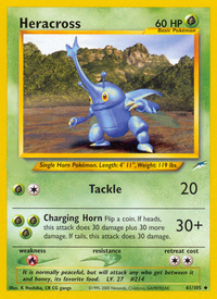Heracross (41/105)  - Neo Destiny Unlimited