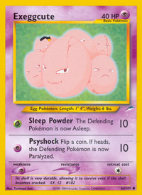 Exeggcute (64/105)  - Neo Destiny Unlimited