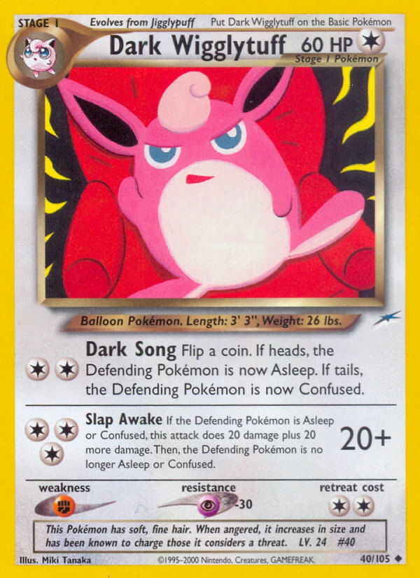Dark Wigglytuff (40/105)  - Neo Destiny Unlimited