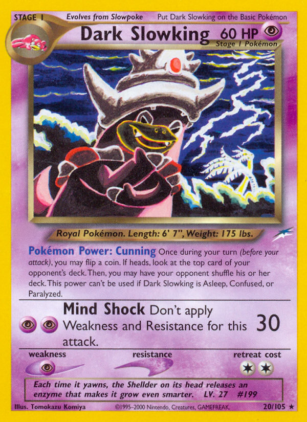 Dark Slowking (20/105)  - Neo Destiny Unlimited