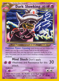 Dark Slowking (20/105)  - Neo Destiny Unlimited