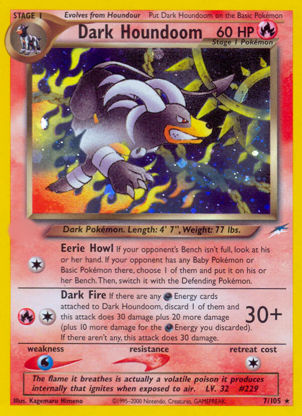 Dark Houndoom (7/105)  - Neo Destiny