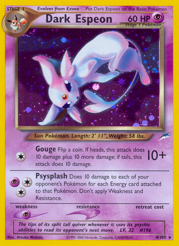Dark Espeon (4/105)  - Neo Destiny