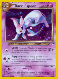 Dark Espeon (4/105)  - Neo Destiny