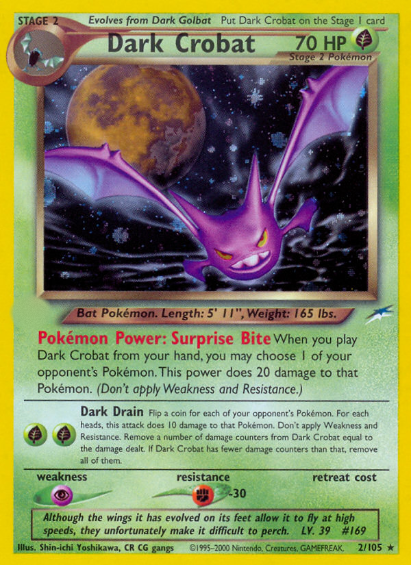 Dark Crobat (2/105)  - Neo Destiny