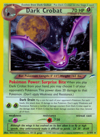 Dark Crobat (2/105)  - Neo Destiny