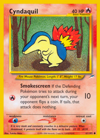 Cyndaquil (61/105)  - Neo Destiny Unlimited