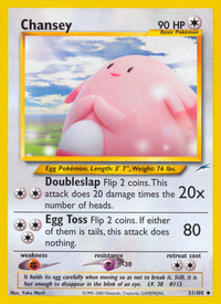 Chansey (31/105)  - Neo Destiny Unlimited