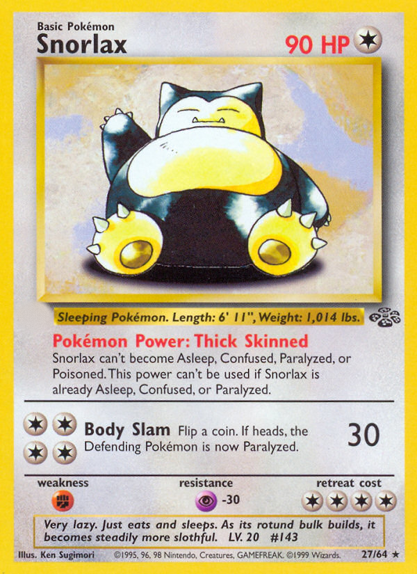 Snorlax (27/64)  - Jungle Unlimited