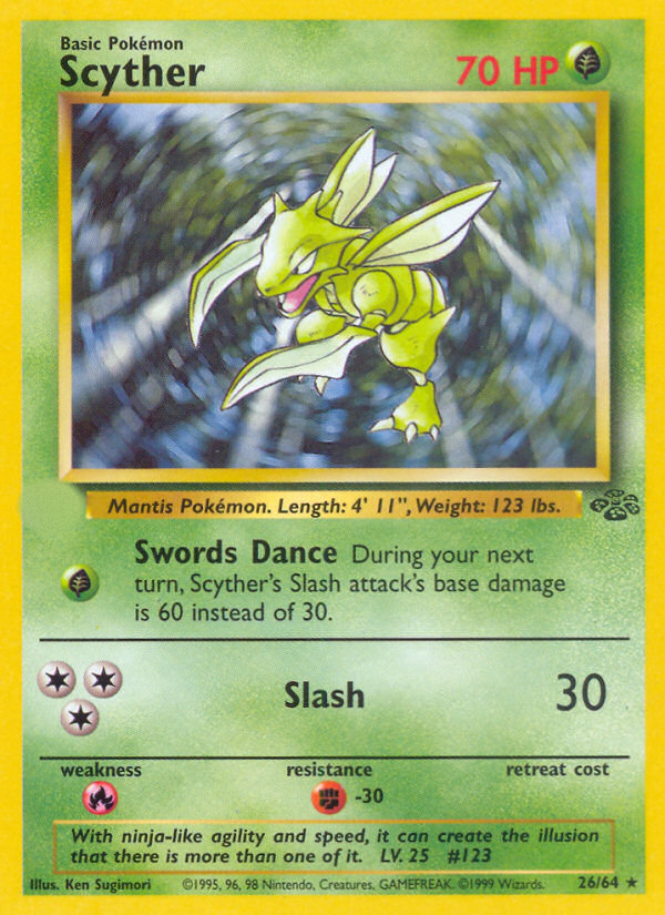 Scyther (26/64)  - Jungle Unlimited
