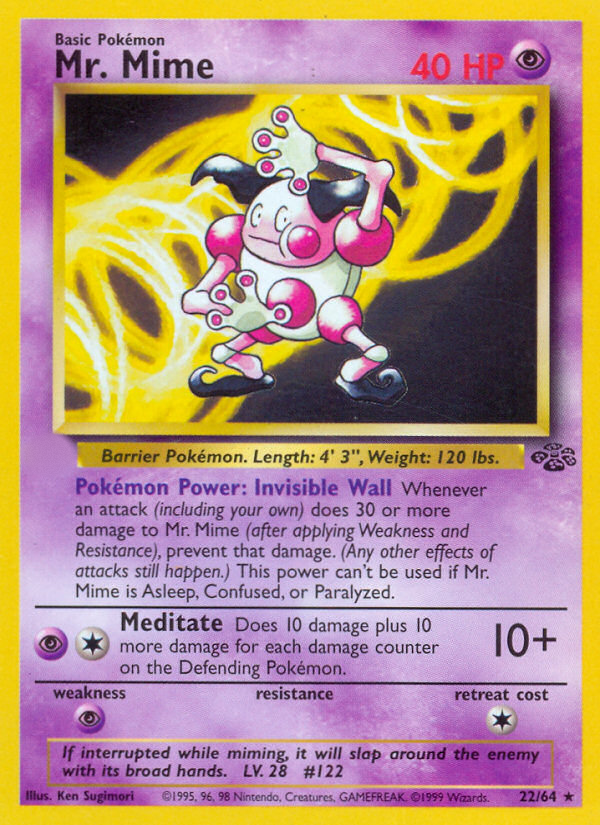 Mr. Mime (22/64)  - Jungle Unlimited