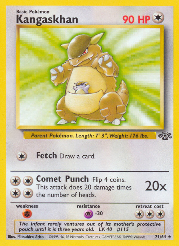 Kangaskhan (21/64)  - Jungle Unlimited