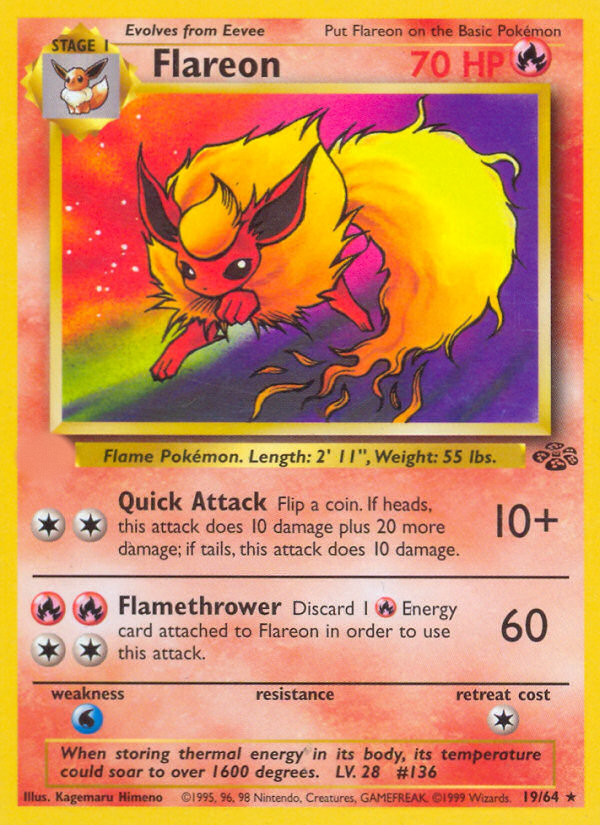 Flareon (19/64)  - Jungle Unlimited
