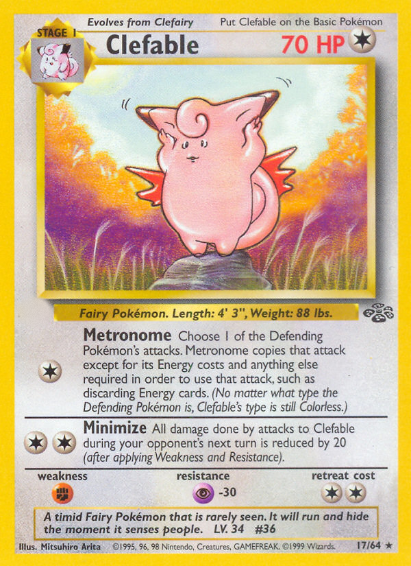 Clefable (17/64)  - Jungle Unlimited