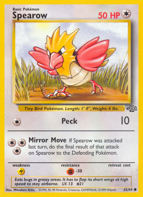 Spearow (62/64)  - Jungle Unlimited