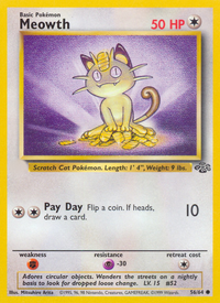 Meowth (56/64)  - Jungle Unlimited
