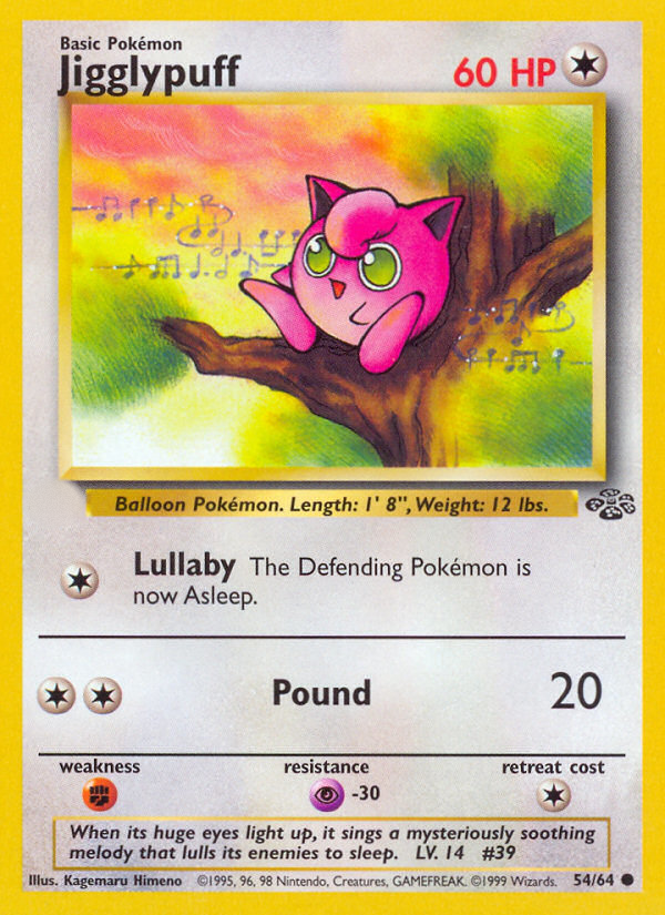 Jigglypuff (54/64)  - Jungle Unlimited