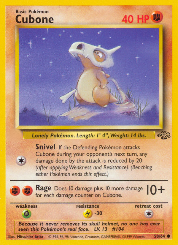 Cubone (50/64)  - Jungle Unlimited
