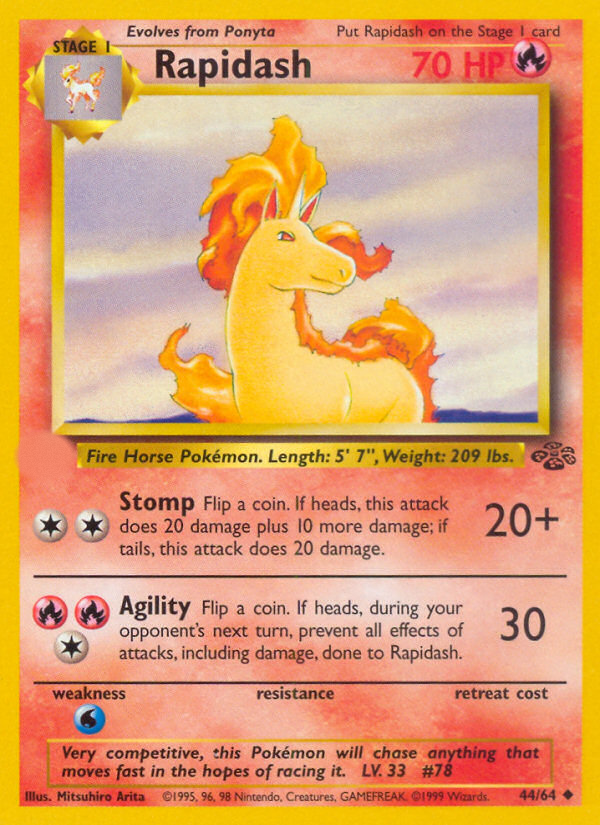 Rapidash (44/64)  - Jungle Unlimited