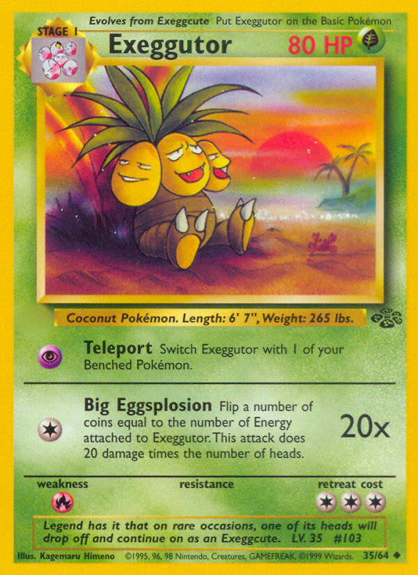 Exeggutor (35/64)  - Jungle Unlimited