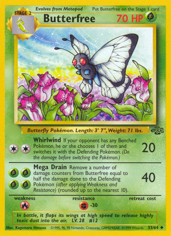 Butterfree (33/64)  - Jungle Unlimited