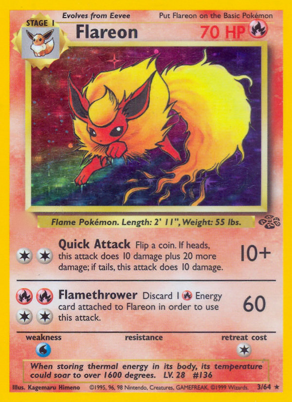 Flareon (3/64)  - Jungle
