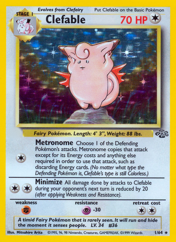 Clefable (1/64)  - Jungle