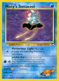 Misty's Tentacool (32/132)  - Gym Heroes Unlimited