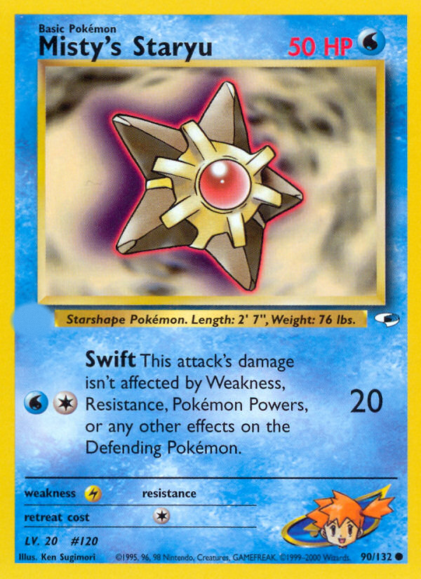 Misty's Staryu (90/132)  - Gym Heroes Unlimited