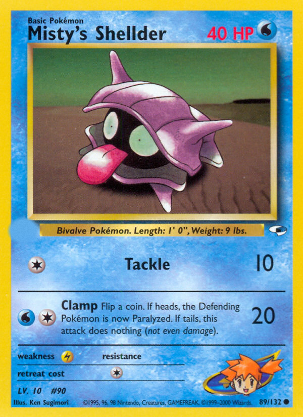 Misty's Shellder (89/132)  - Gym Heroes Unlimited