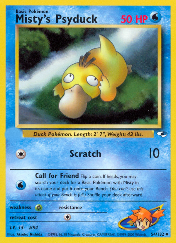Misty's Psyduck (54/132)  - Gym Heroes Unlimited