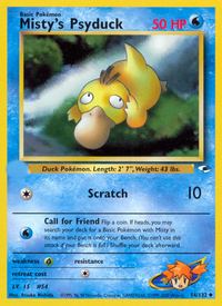 Misty's Psyduck (54/132)  - Gym Heroes Unlimited
