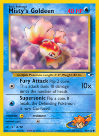 Misty's Goldeen (85/132)  - Gym Heroes Unlimited